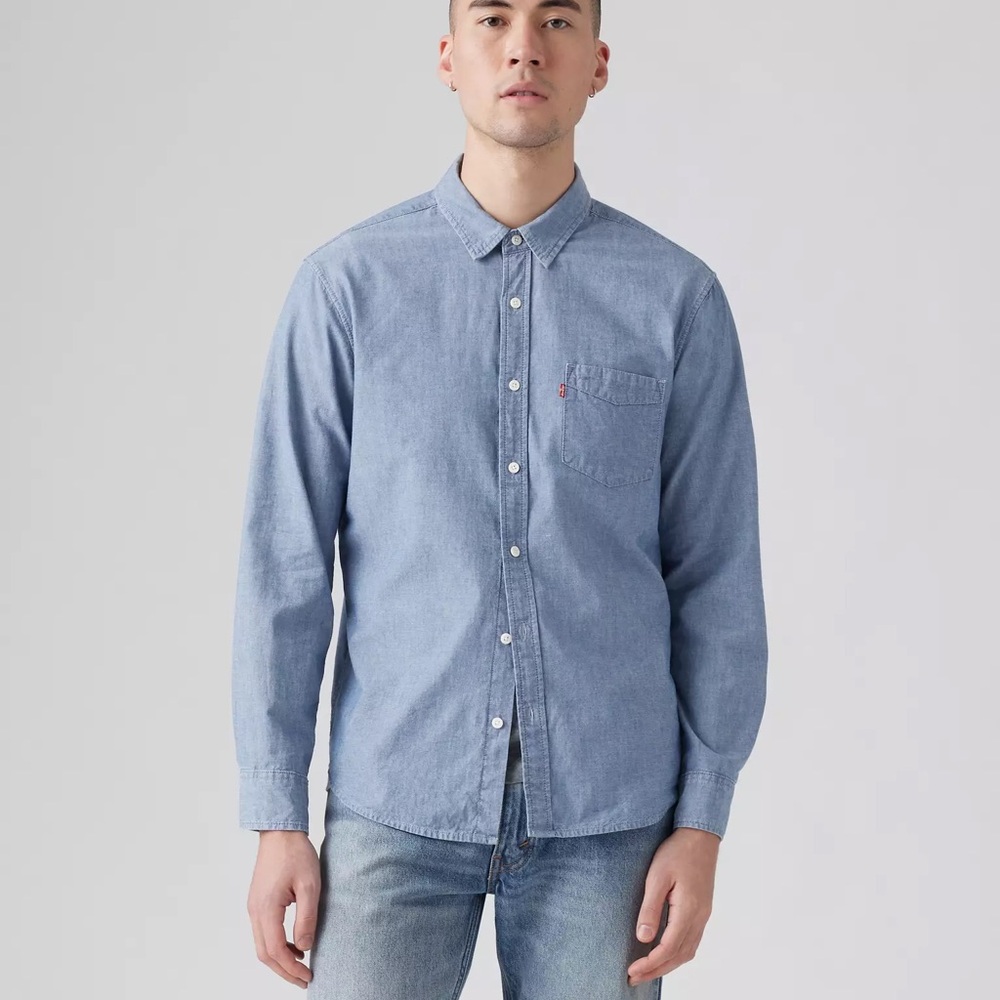 Levi's Light Blue Casual Button Down Shirt